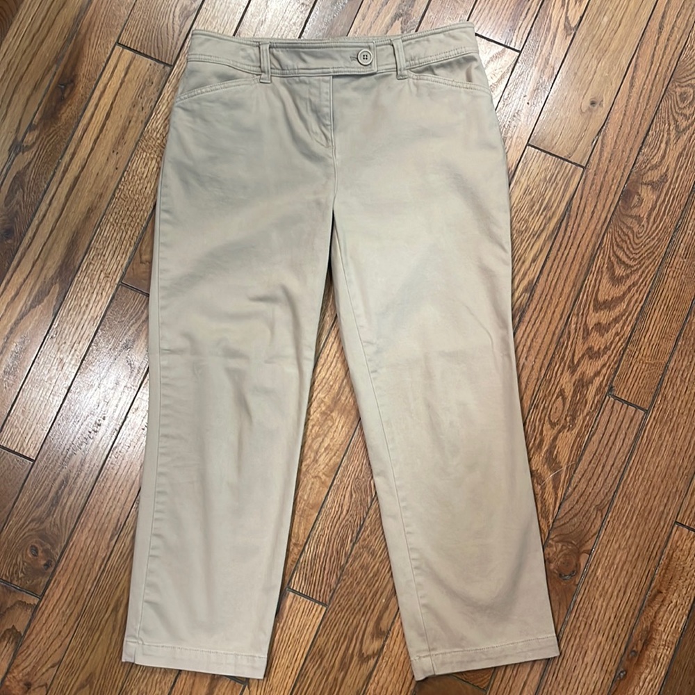 Jones New York Stretch Tan Pants Size 4